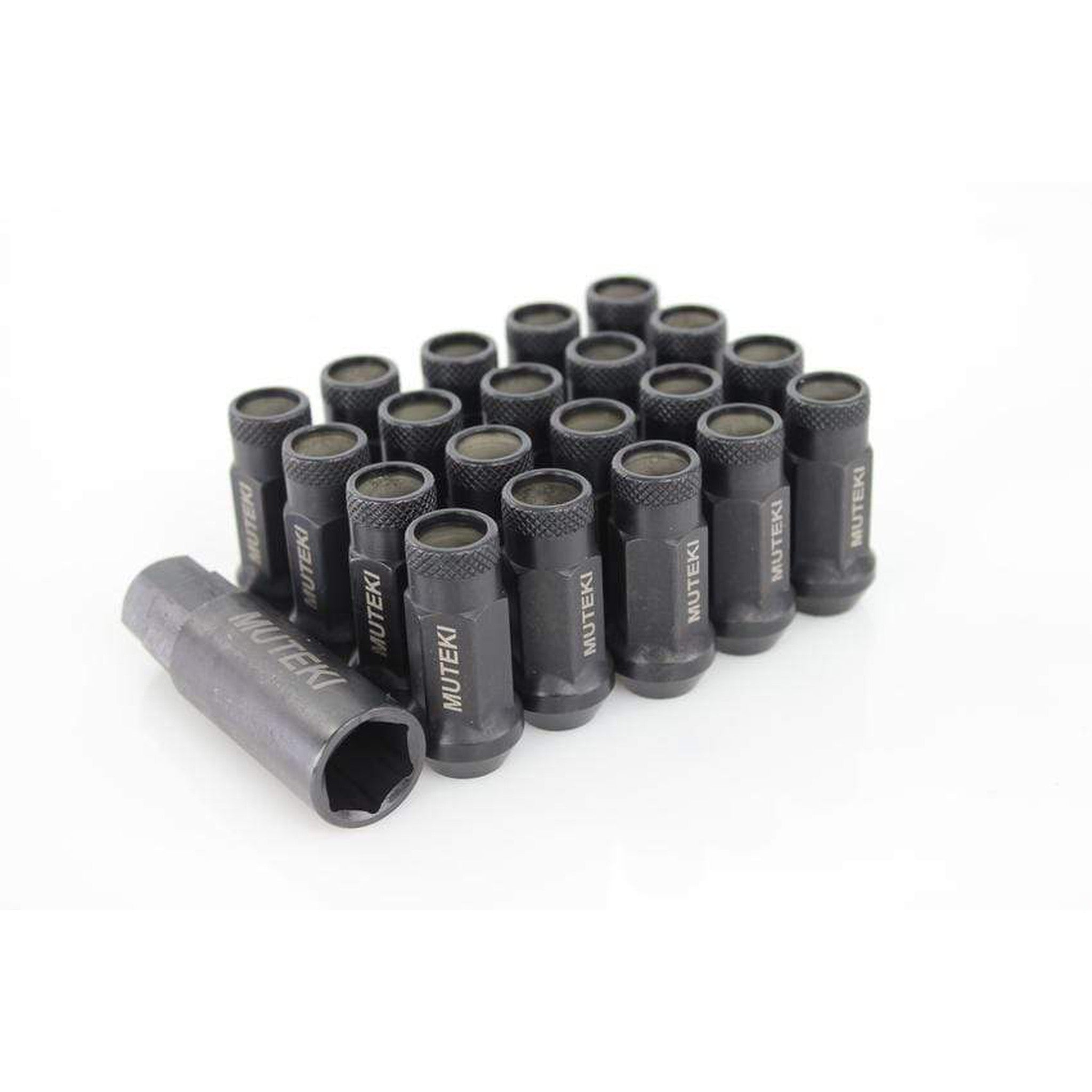 Muteki SR48 Open-Ended Lug Nuts 12x1.25mm | Black