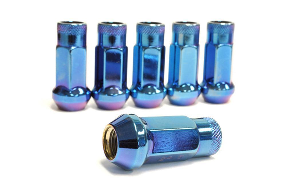 Muteki SR48 Open-Ended Lug Nuts 12x1.25mm Burned Blue