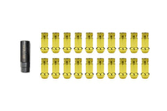 Muteki SR48 Open-Ended Lug Nuts 12x1.25mm Gold Chrome