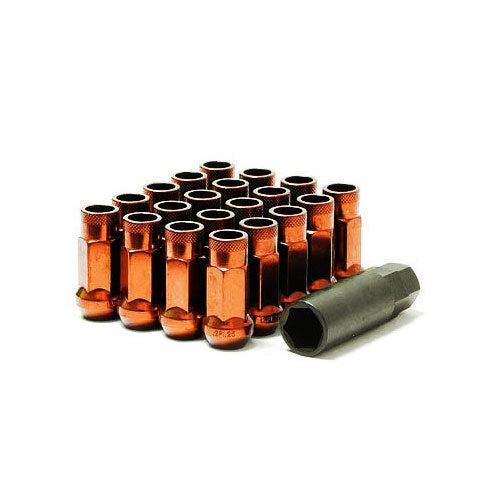 Muteki SR48 Open-Ended Lug Nuts 12x1.50mm Orange