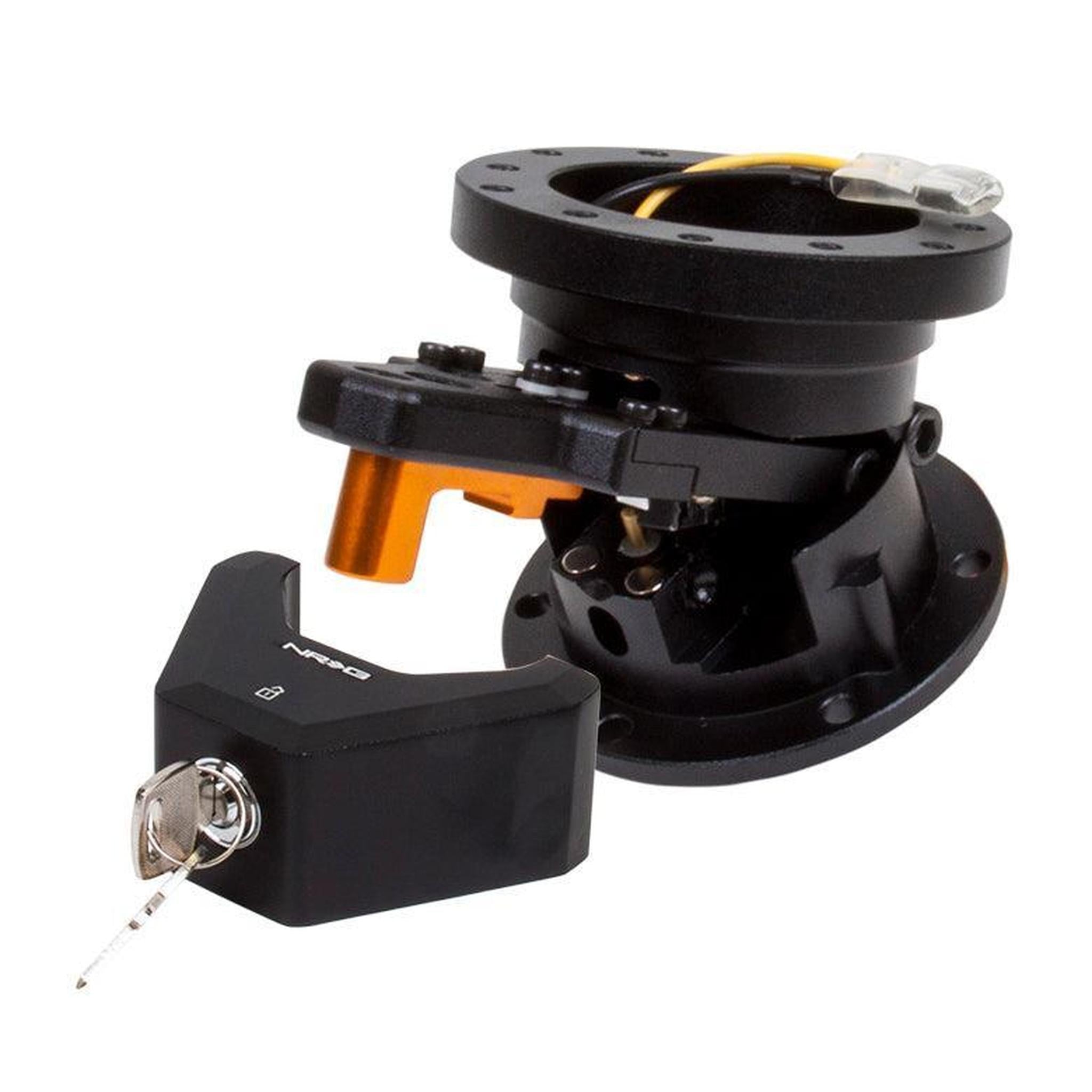 NRG Steering Wheel Quick Tilt System w/Lock Black | SRT-100BK