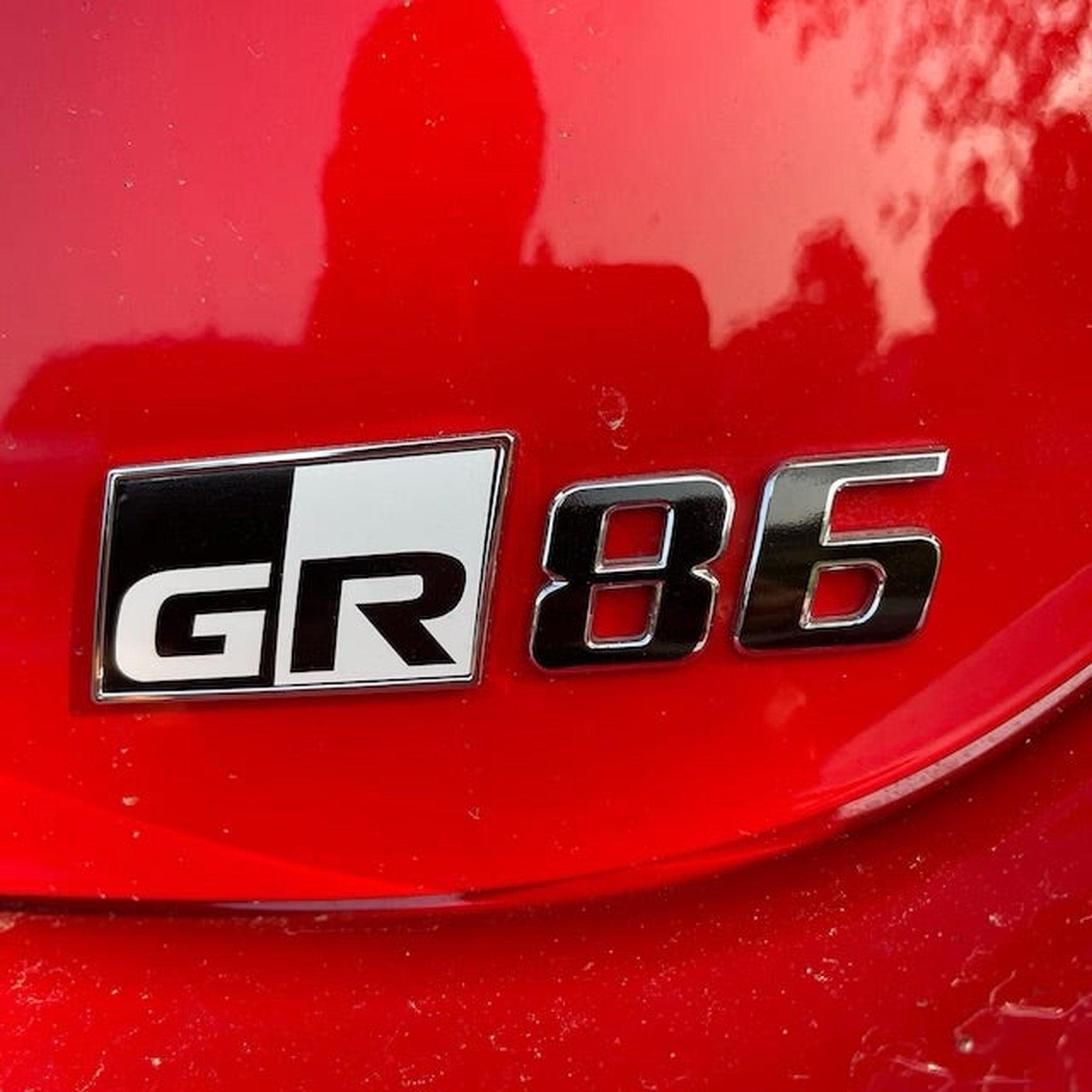NTBVinyls "GR" Emblem Overlays Toyota GR86 2022-2026
