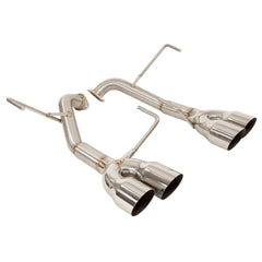 Nameless Axleback Exhaust Muffler Delete 3.5" Single Wall Polished Tips Subaru WRX 2022-2026 | SUAB22WRX-0MU-35SSW