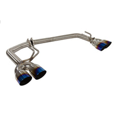 Nameless Axleback Exhaust Muffler Delete Single Wall Neochrome Tips Subaru WRX 2015-2021 / STI 2015-2018