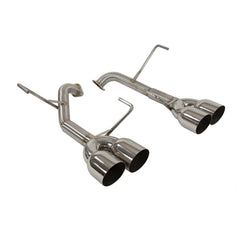 Nameless Muffler Delete Exhaust 4" Single Wall Polished Tips Subaru WRX 2022-2026 | SUAB22WRX-0MU-40SSW
