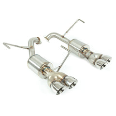 Nameless Performance 3in Quad Exit Axleback Exhaust Polished Subaru WRX 2015-2021 / STI 2015-2018