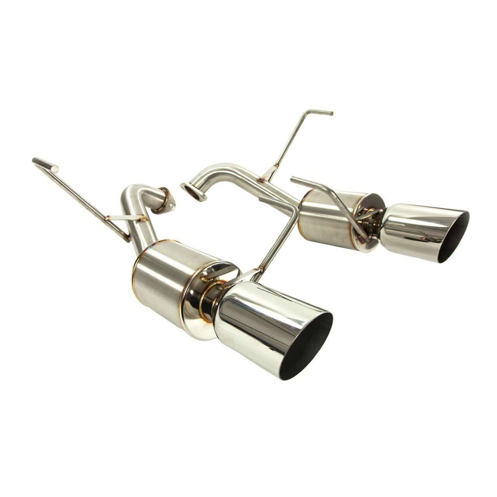 Nameless Performance Axleback Exhaust Subaru Forester XT 2014-2017 5in Mufflers 4in Single Wall Tips