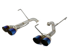 Nameless WRX AxleBack Exhaust Muffler Delete Single Wall Neochrome Tips WRX 2015-2021 / STI 15-18 | RSPD071