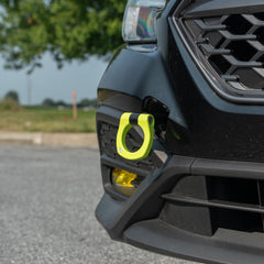 BilletWorkz Tow Hook - Subaru WRX 2022+ Front - Neon Yellow | BW-TOW-SUB-VB-F-NYEL