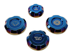 Noble Billet Fluid Reservoir Cap Set (Titanium) - 2022-2025 Subaru WRX