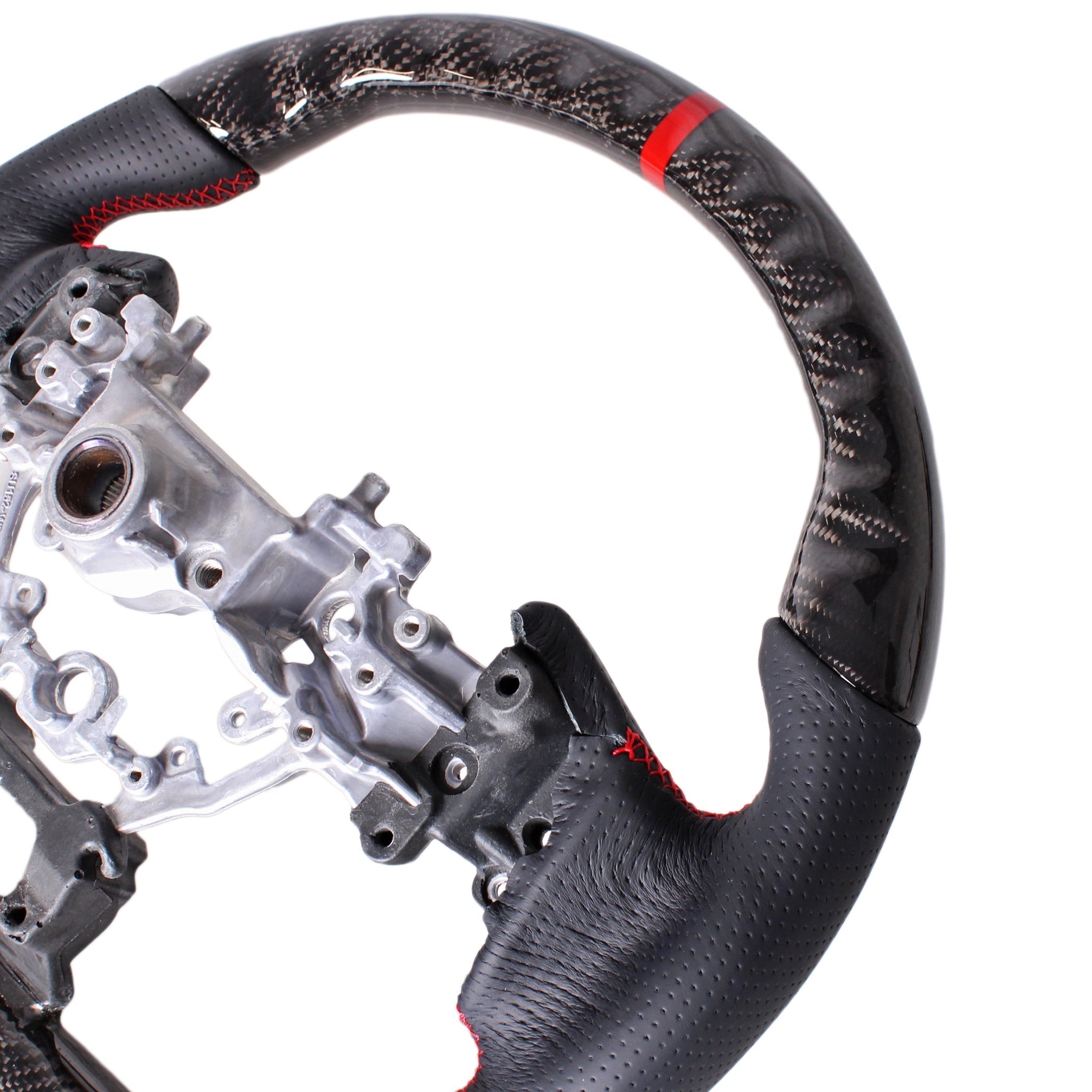 Noble Carbon 1L Racer Steering Wheel (Carbon Fiber / Leather) Subaru WRX 2022-2026