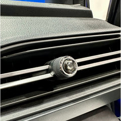 Noble Carbon Fiber AC Vent Control Knob Overlays Subaru WRX 2022-2026