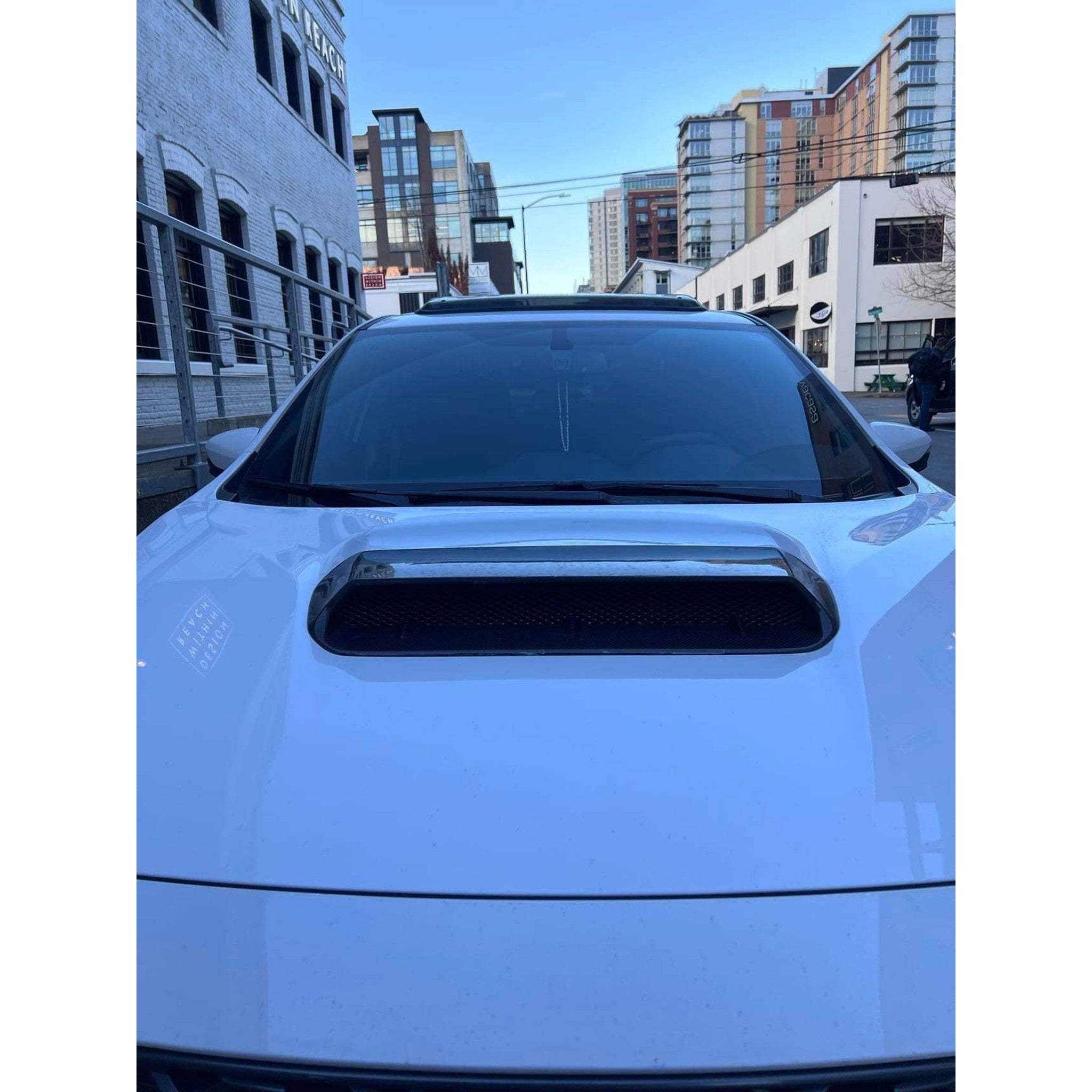 Noble Carbon Fiber Bulge Hood Scoop Version 1 Subaru WRX 2022-2026