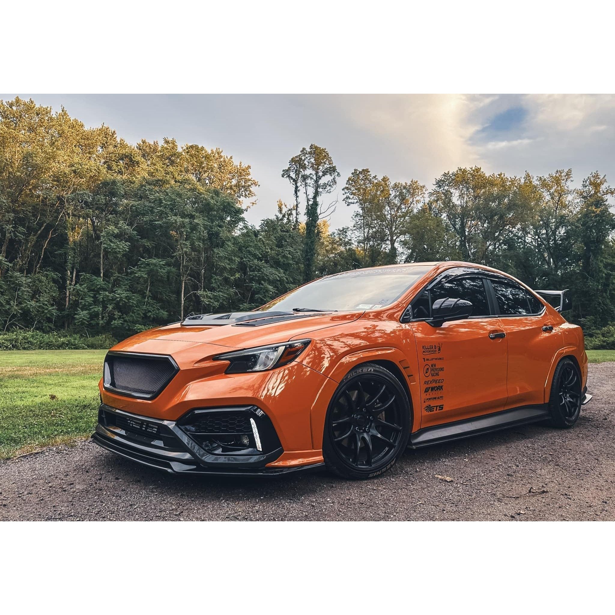 Noble Carbon Fiber CW Style Hood Vent - 2022-2026 WRX