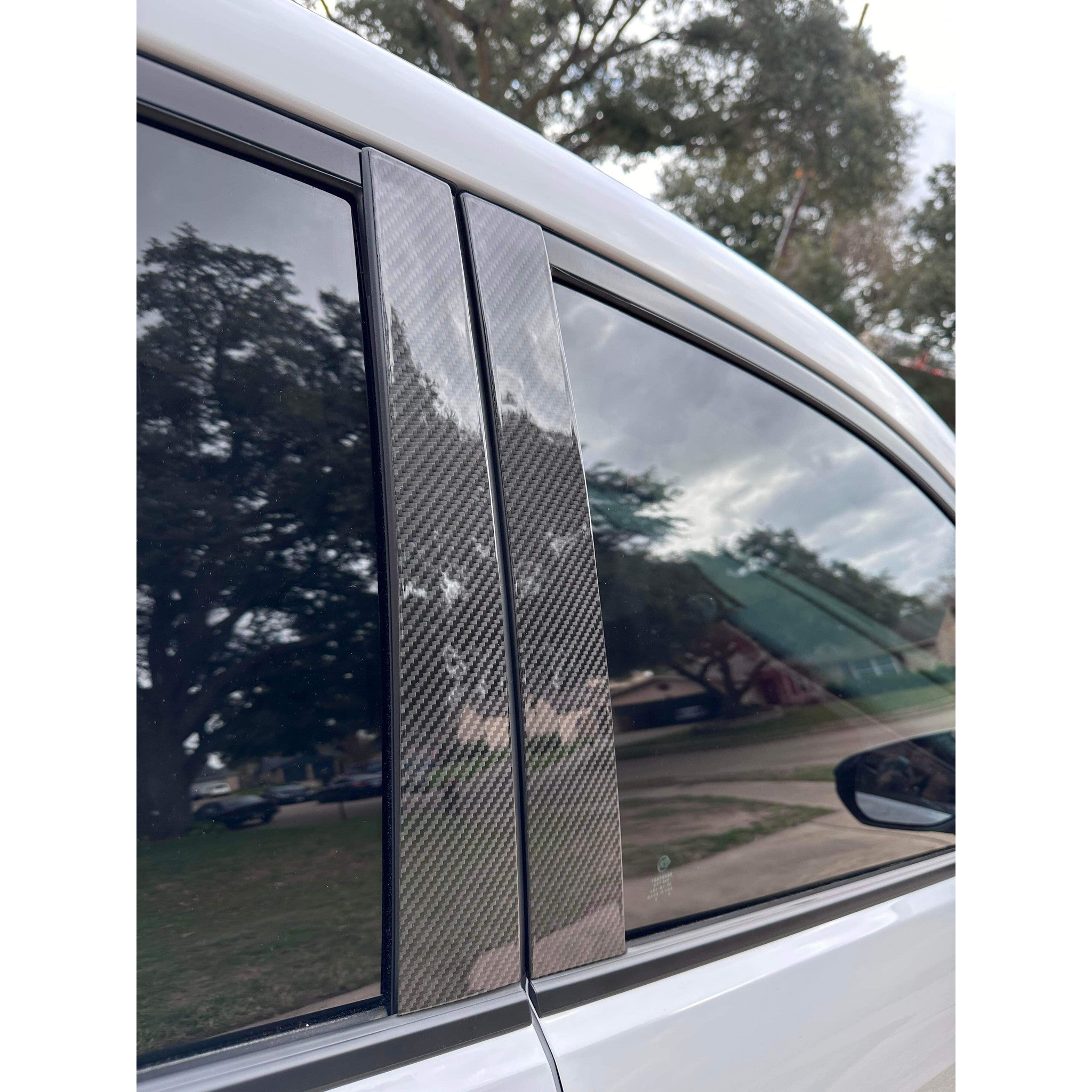 Noble Carbon Fiber Pillar Post Cover Set Subaru WRX 2022-2026