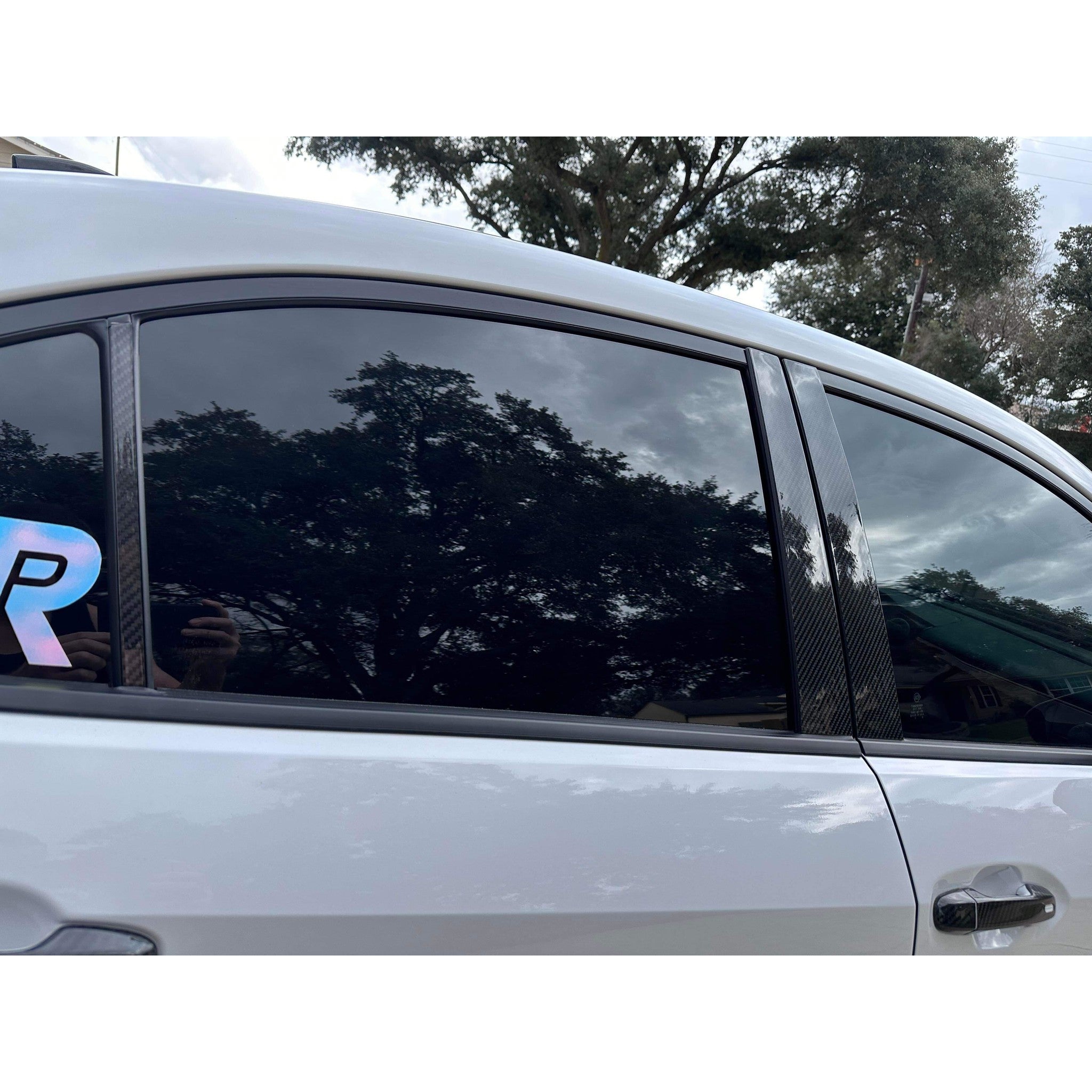 Noble Carbon Fiber Pillar Post Cover Set Subaru WRX 2022-2026