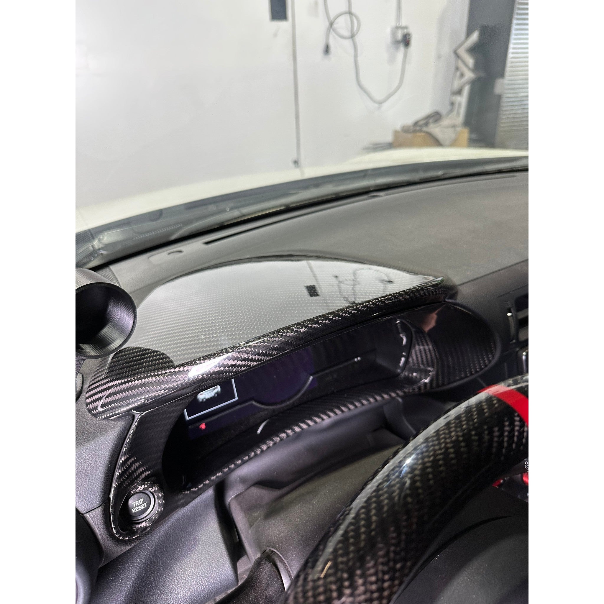 Noble Carbon Fiber Speedometer Cluster Visor Cover Subaru BRZ 2022-2026