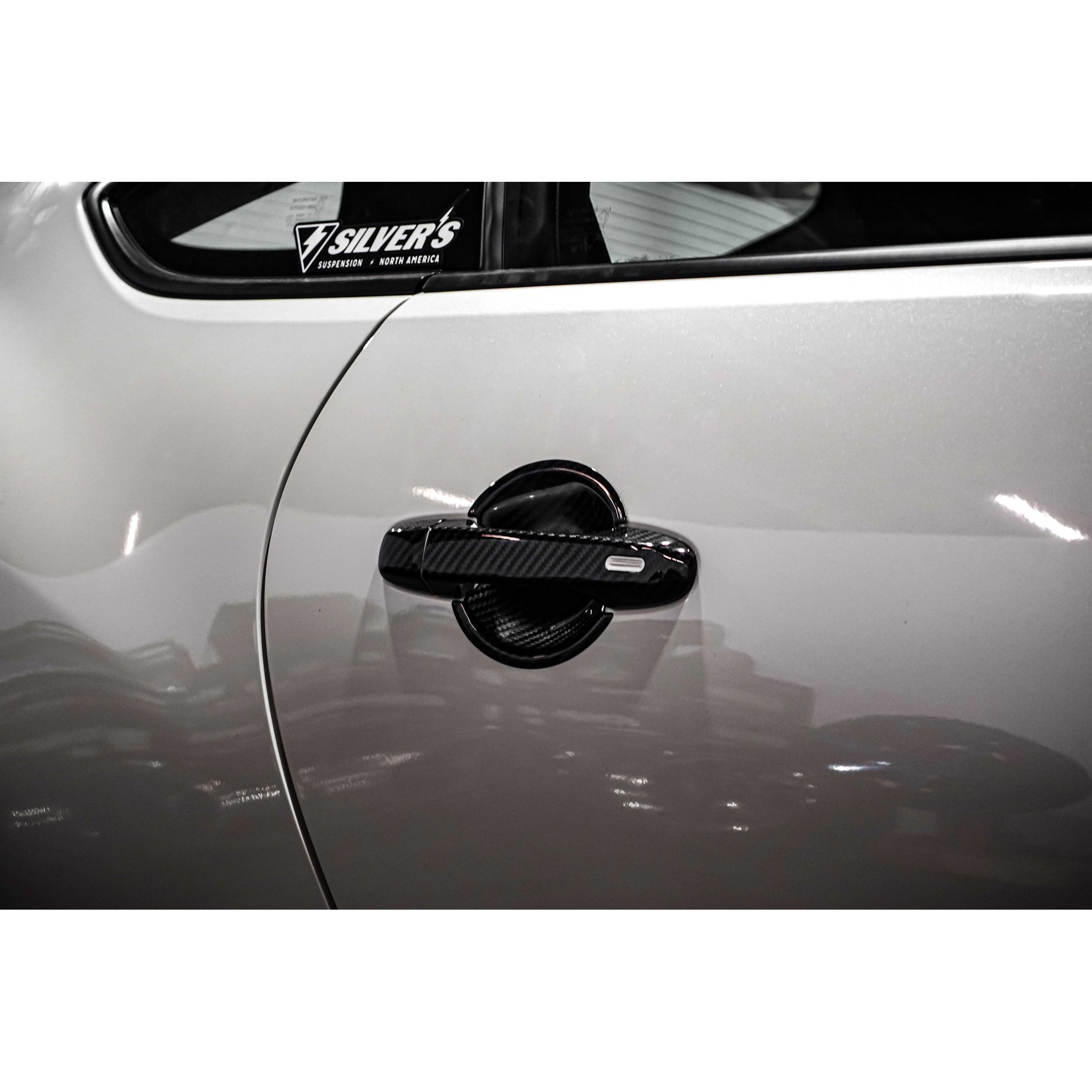 Noble Dry Carbon Fiber Door Handle Cup Inserts Subaru BRZ / Toyota GR86 2022-2026