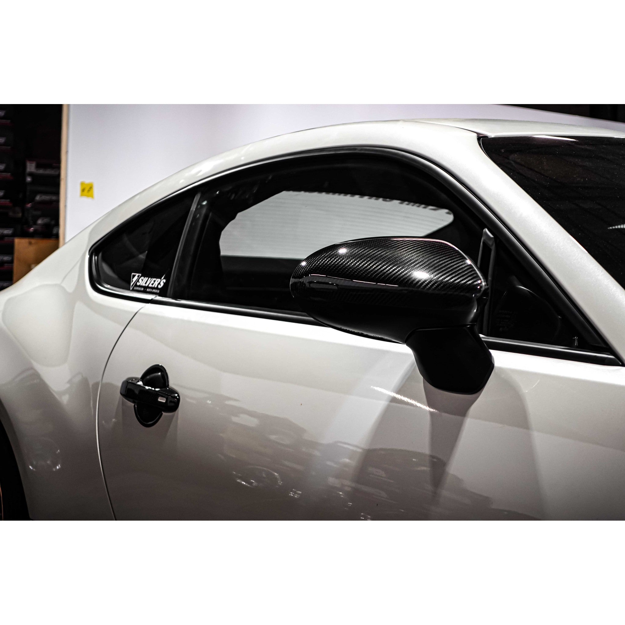 Noble Dry Carbon Fiber Door Handle Cup Inserts Subaru BRZ / Toyota GR86 2022-2026