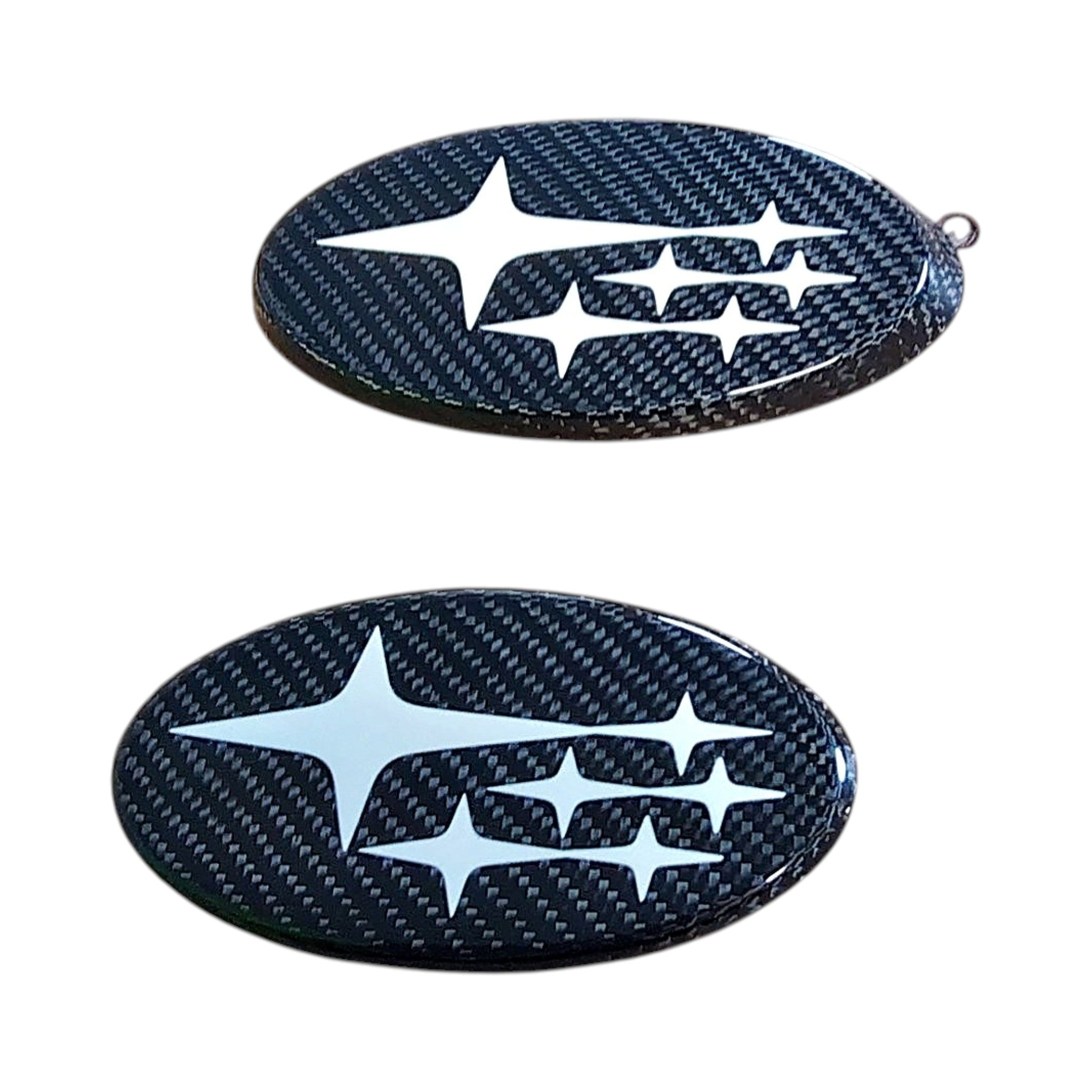 Noble Frameless Front and Rear Emblems Carbon Fiber Subaru WRX 2015-2021 / STI 2015-2021