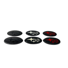 Noble Frameless Front and Rear Emblems Carbon Fiber Subaru WRX 2015-2021 / STI 2015-2021