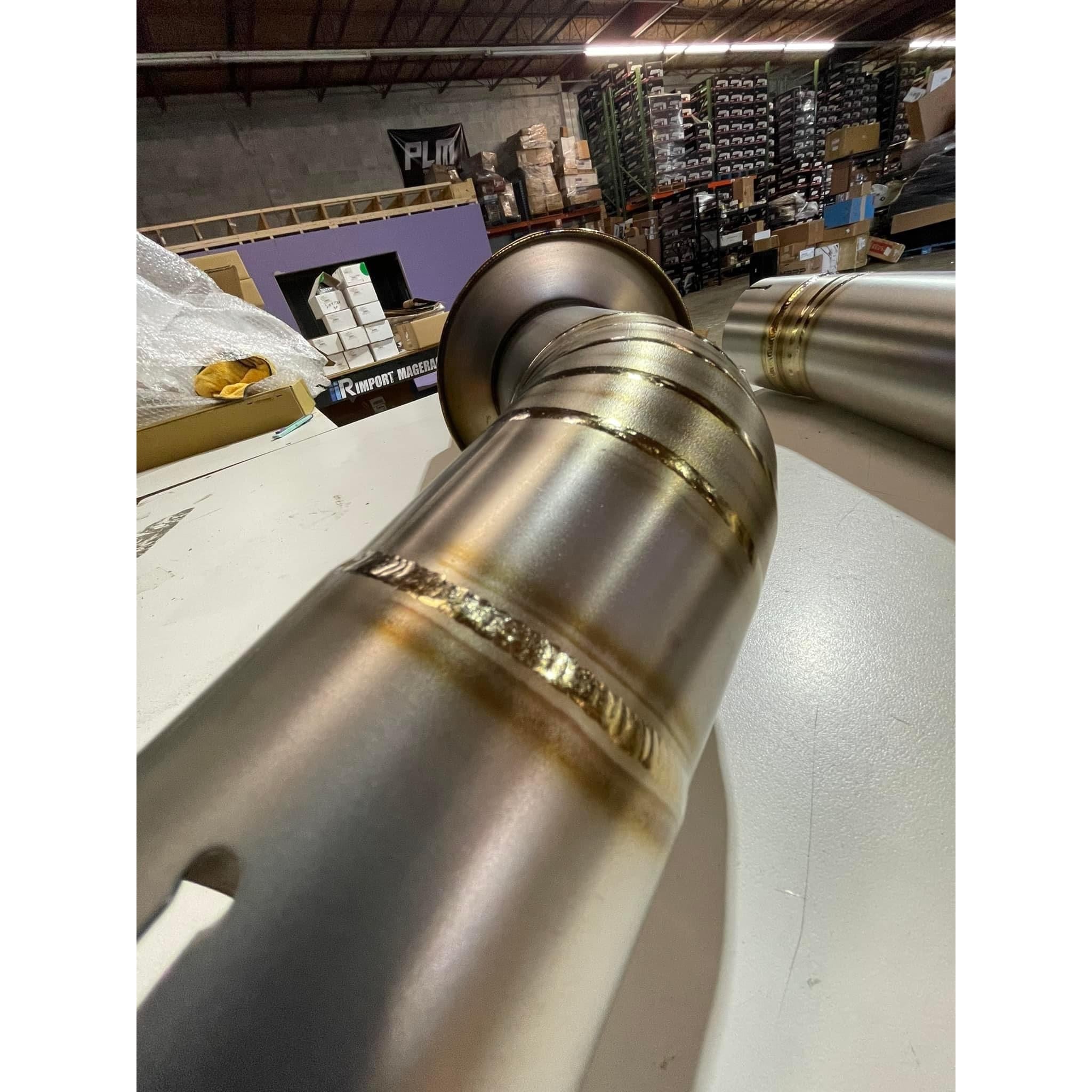 Noble Full Titanium Pro Single Exit 3" Cat Back Exhaust Subaru WRX 2022-2025