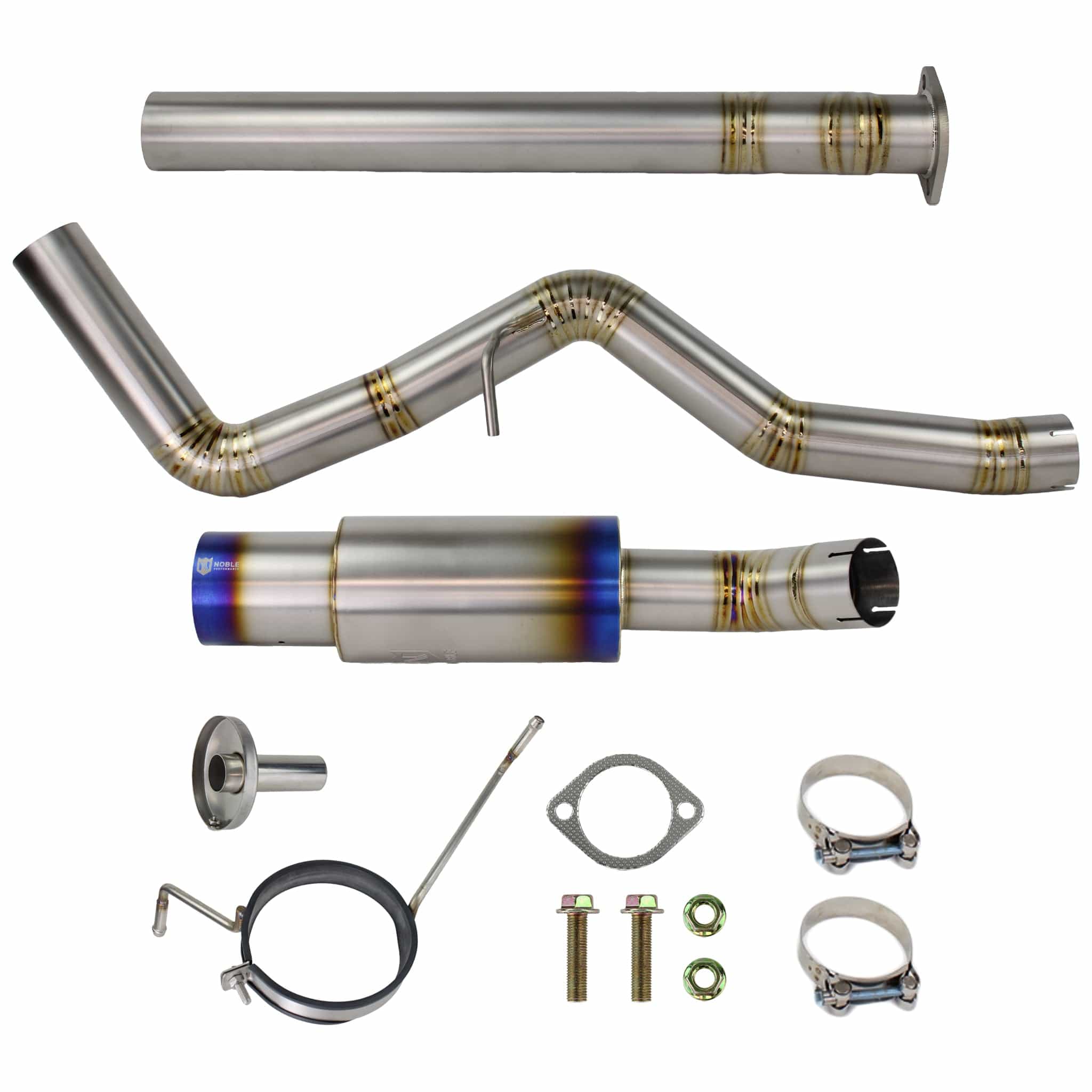 Noble Full Titanium Pro Single Exit 3" Cat Back Exhaust Subaru WRX 2022-2026