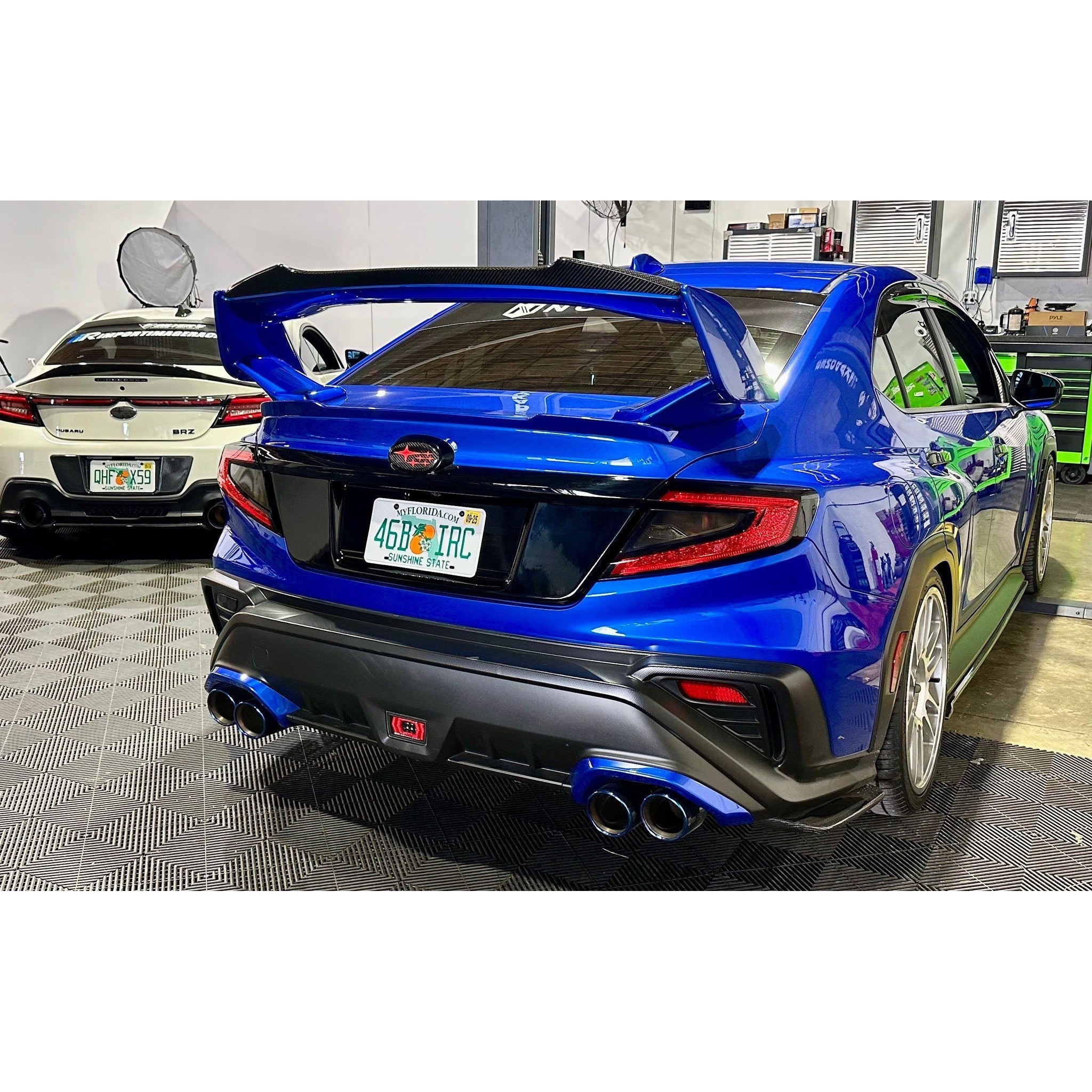 Noble Gloss Black License Plate Panel - 2022-2026 WRX