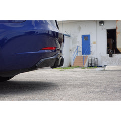 Noble Gloss Black Stage 1 Rear Diffuser Tesla Model 3 2017-2023