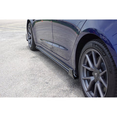 Noble Gloss Black Stage 1 Side Skirts Tesla Model 3 2017-2023