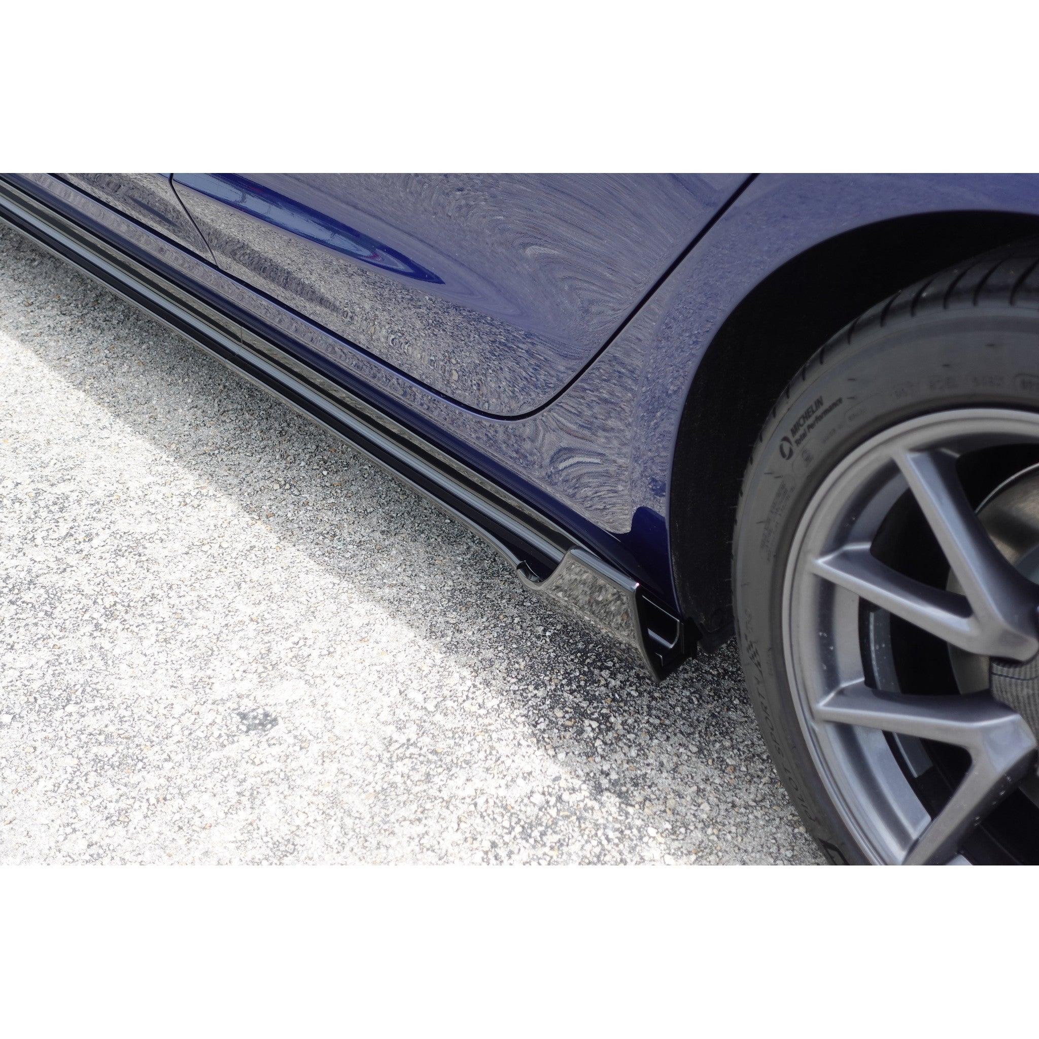 Noble Gloss Black Stage 1 Side Skirts Tesla Model 3 2017-2023