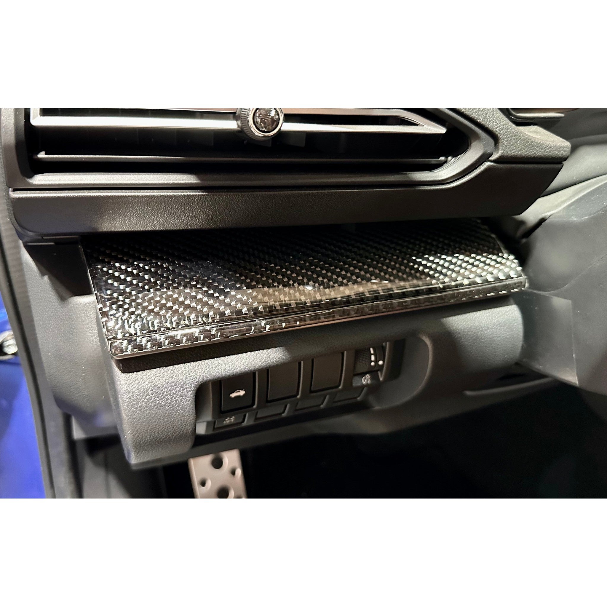 Noble Gloss Carbon Fiber Dashboard Trim Overlay Driver Side Subaru WRX 2022-2026