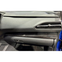 Noble Gloss Carbon Fiber Dashboard Trim Overlay Passenger Side Subaru WRX 2022-2026