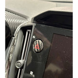 Noble Gloss Carbon Fiber Hazard Button Overlay Subaru WRX 2022-2024