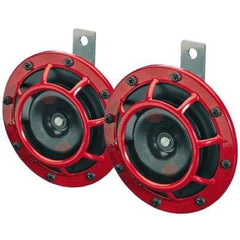 Noble Hella Easy Hella Horn Kit with Bracket and Wiring Harness Red 415/350HZ Subaru WRX 2022-2025