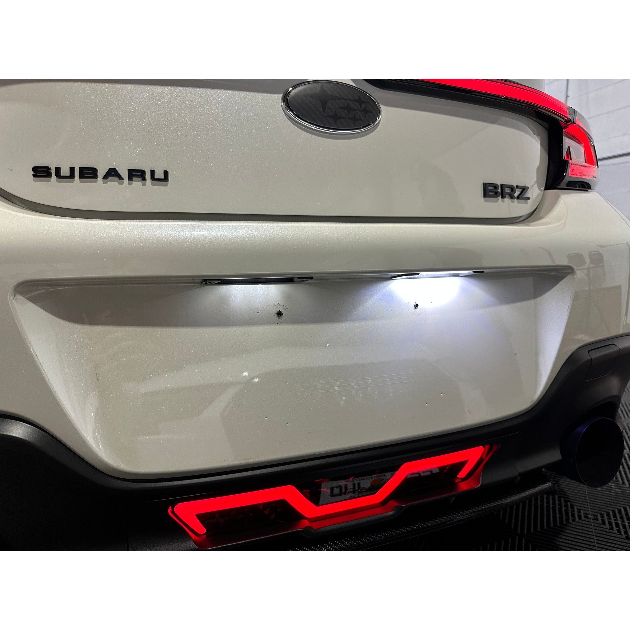 Noble LED License Plate Lights Full Replacement Subaru BRZ / Toyota GR86 2022-2026