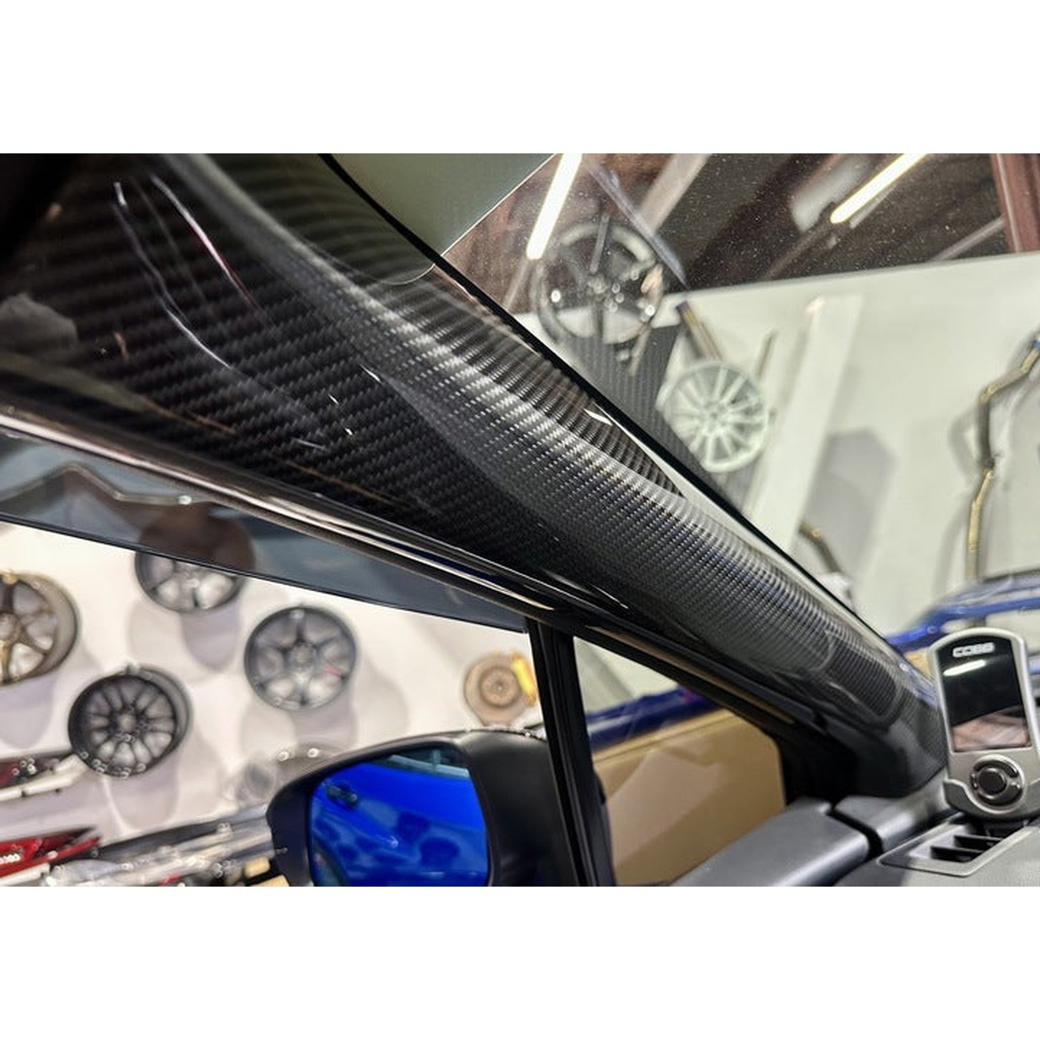 Noble LX Dry Carbon Fiber A-Pillar Covers Subaru WRX 2022-2026