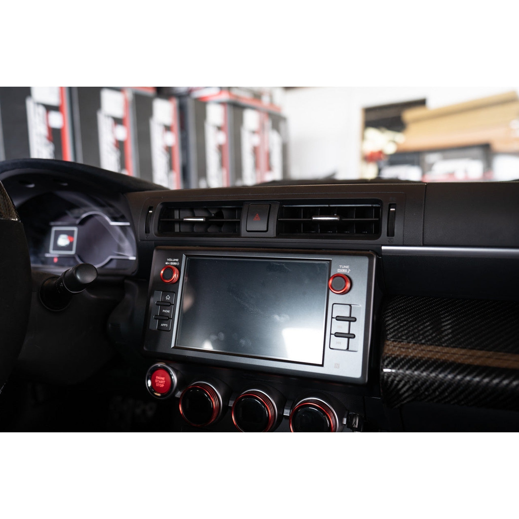 Noble LX Dry Carbon Fiber Center AC Trim Cover Subaru BRZ / GR86 2022-2026