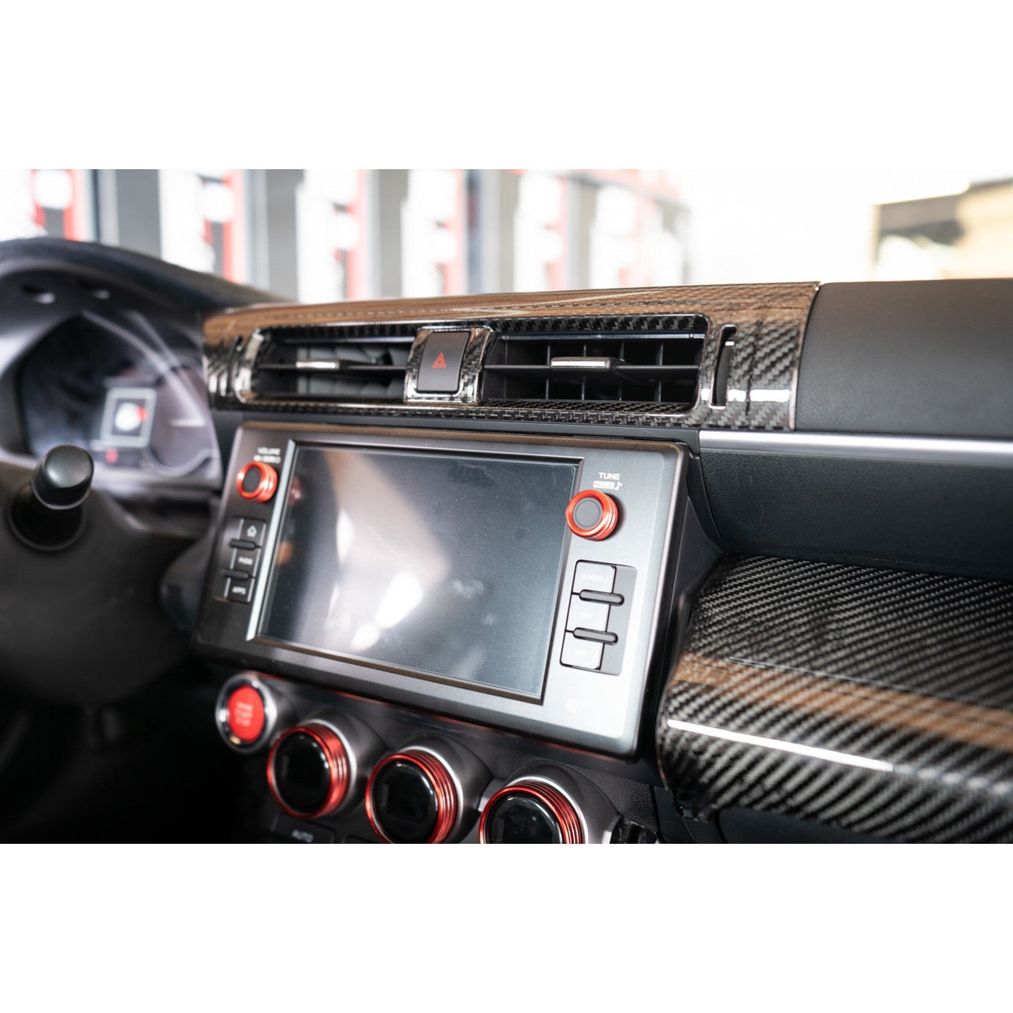 Noble LX Dry Carbon Fiber Center AC Trim Cover Subaru BRZ / GR86 2022-2026