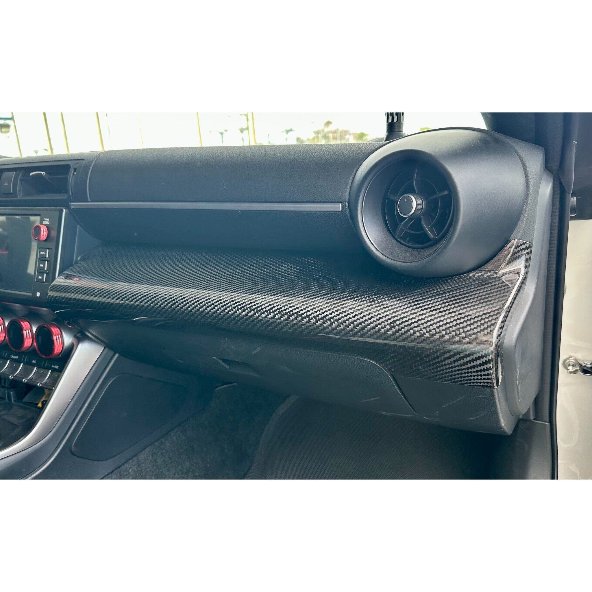 Noble LX Dry Carbon Fiber Glove Box Cover Subaru BRZ 2022-2026 / Toyota GR86 2022-2026