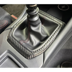 Noble LX Dry Carbon Fiber Shift Trim Cover Manual Transmission Subaru WRX 2022-2026