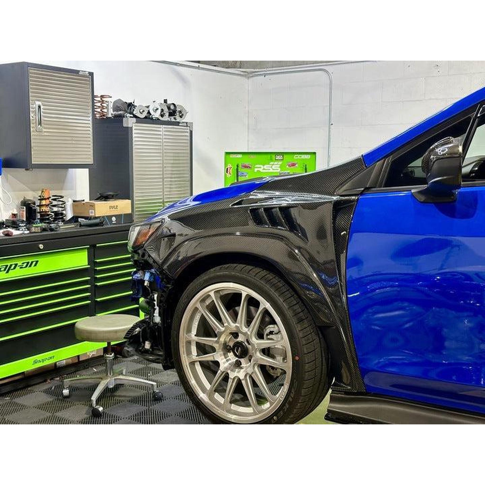 Noble LX Dry Carbon Fiber Vented Fenders - 2022-2026 WRX