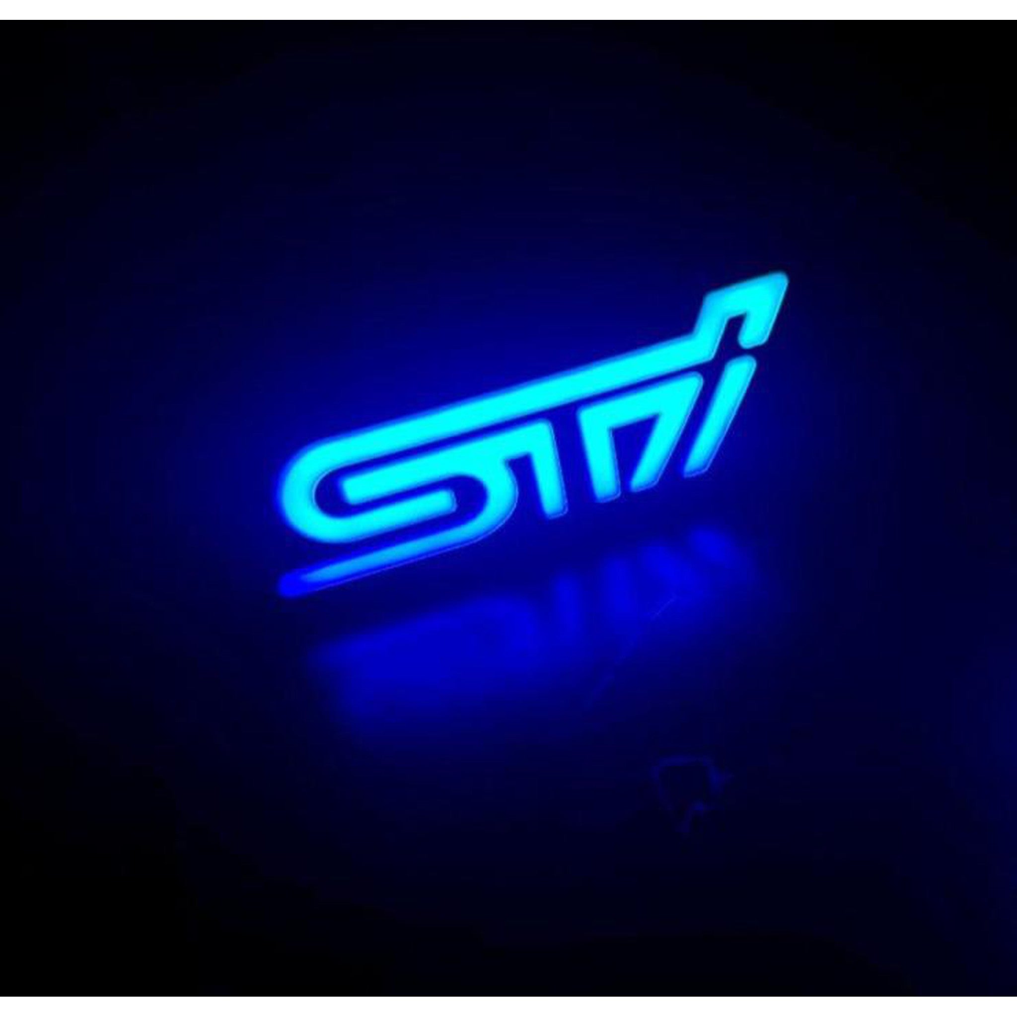 Noble Lux LED STI Front Grille Badge V2 - All Years WRX/STI