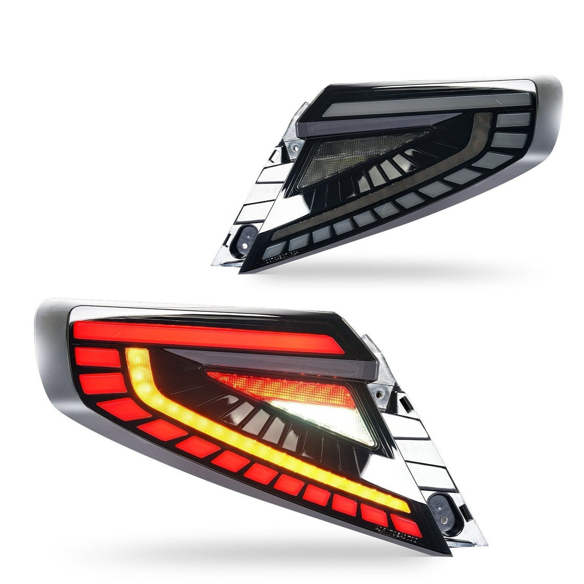 Noble Lux Series LED Tail Lights (White Bar, Smoke Lens) - 2022-2026 Subaru WRX