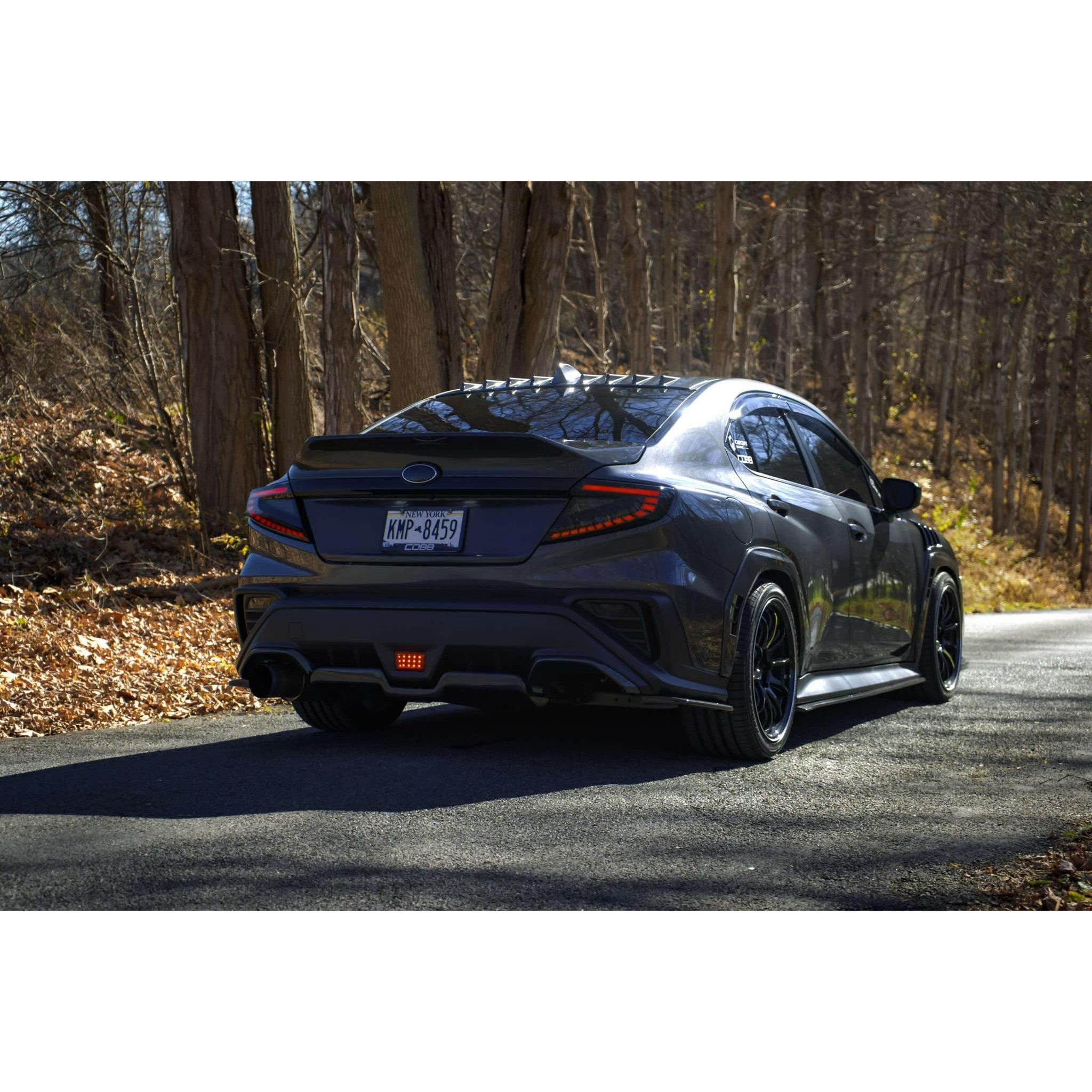 Noble Lux Series LED Tail Lights (White Bar, Smoke Lens) - 2022-2026 Subaru WRX