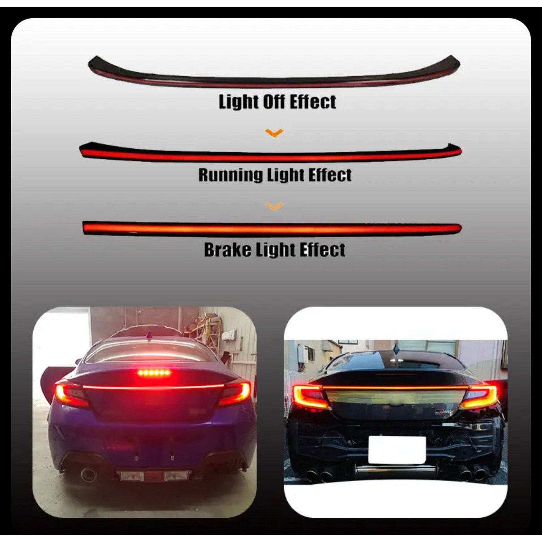 Noble Lux Trunk Garnish Tail/Brake Light - 2022-2026 Subaru BRZ / Toyota GR86