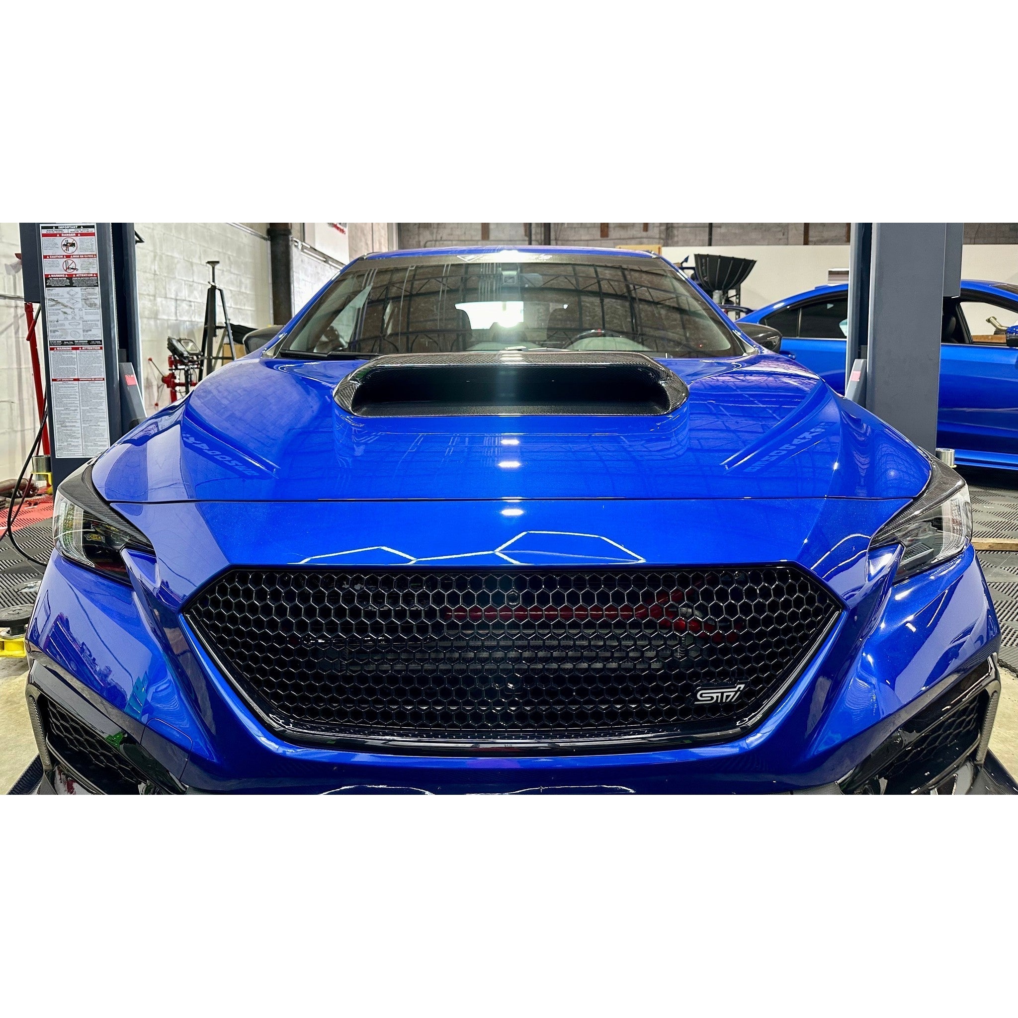 Noble OS Style Carbon Fiber Hood Scoop V1 - 2022-2026 WRX