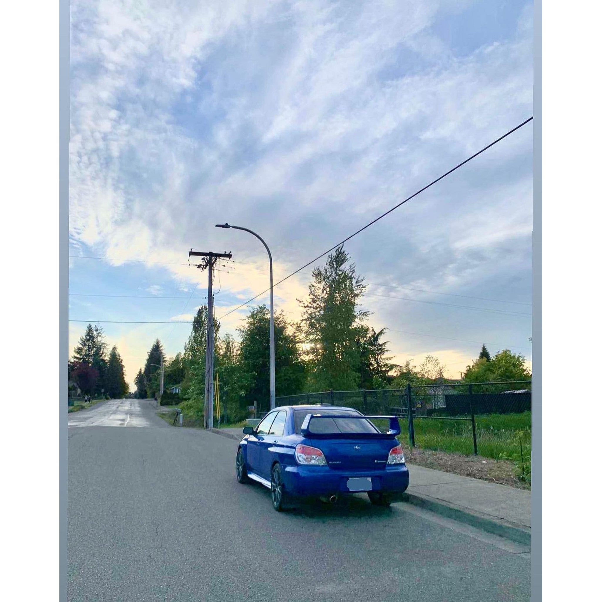 Noble Paint Matched STI Style Spoiler 02-07 WRX / STI