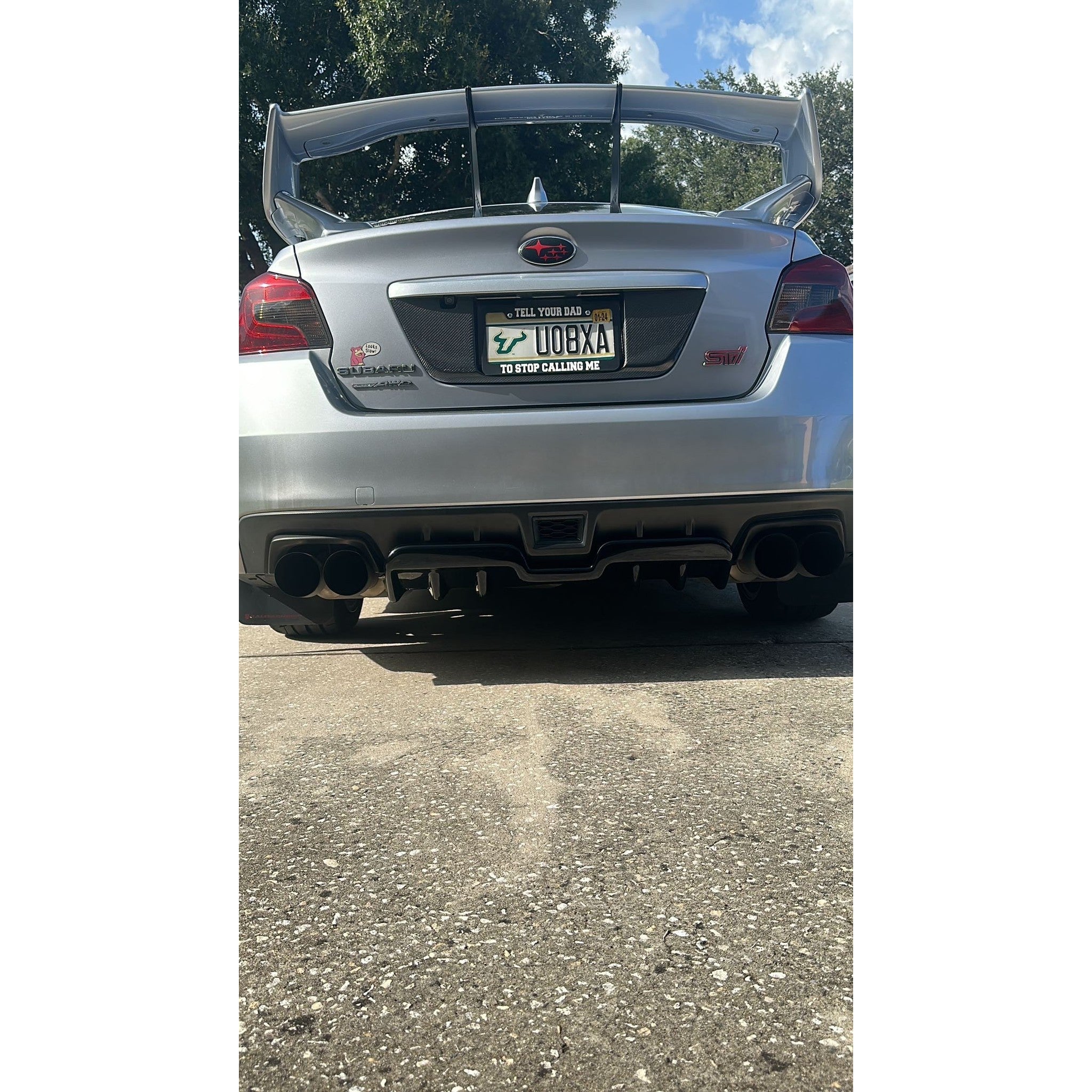 Noble Painted H Style Rear Diffuser Subaru WRX 2015-2021 / STI 2015-2021