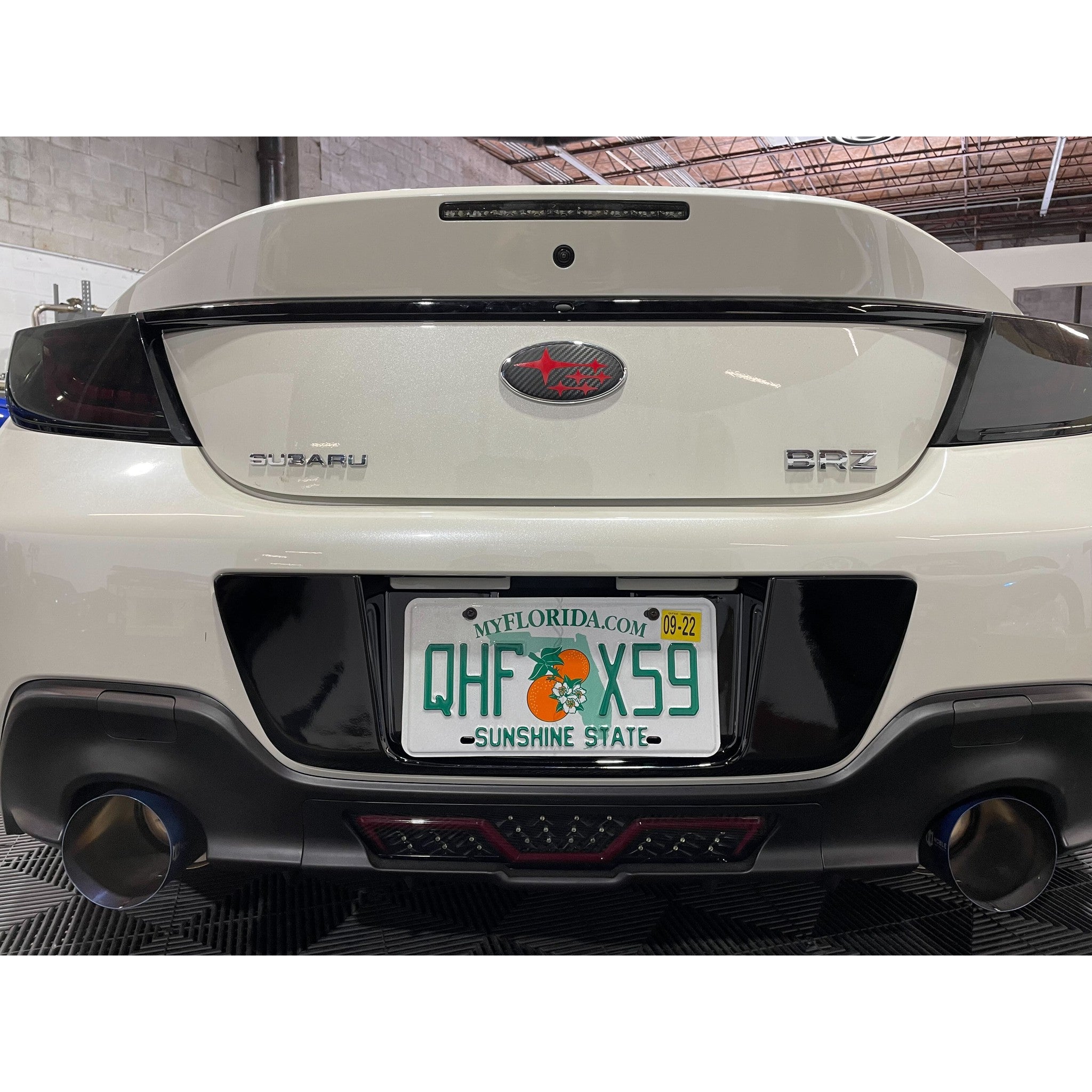 Noble Painted License Plate Frame / Panel Subaru BRZ / Toyota GR86 2022-2025